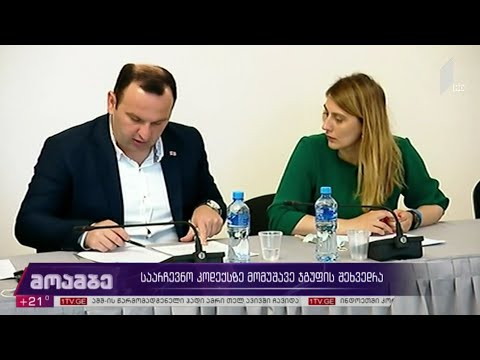 საარჩევნო კოდექსზე მომუშავე ჯგუფის შეხვედრა